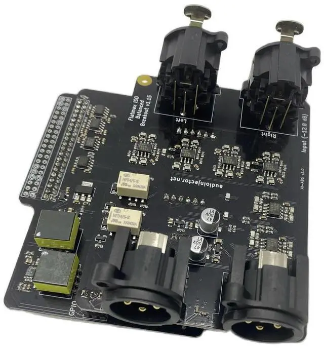 Alt view image 2 of 6 - Audio Injector Balanced XLR Preamplifier sound card for Raspberry Pi T HIFI DAC Audio Card Expansion Board for Raspberry Pi