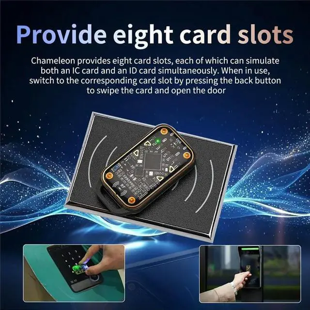 Main image of Chameleon Ultra 3rd Generation Access Card NFC Reader/Writer, Chameleon Detective Card Copier 125Khz 13.56Mhz