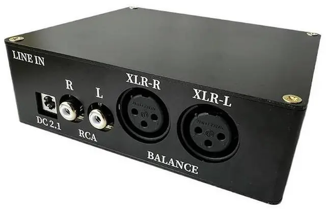 Alt view image 3 of 6 - RCA/XLR Fully Balanced Input Headphone Amplifier 3.5mm/4.4mm Fully Balanced Output 32ohm 1000mw DC12V