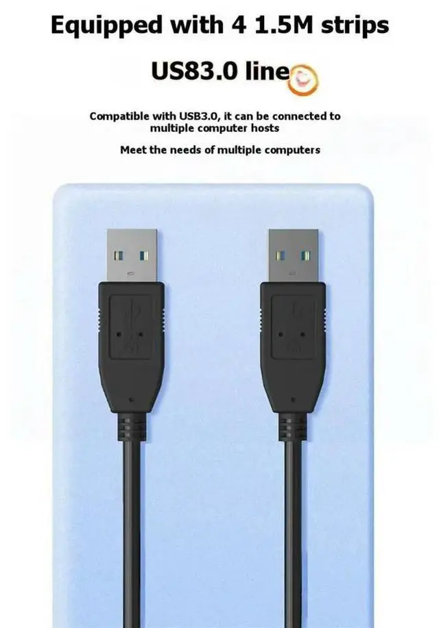 Main image of USB KVM Switch Adapter 2 Input 4 Output USB Switch Printer Sharer for Computer Keyboard Mouse Sharer Controller