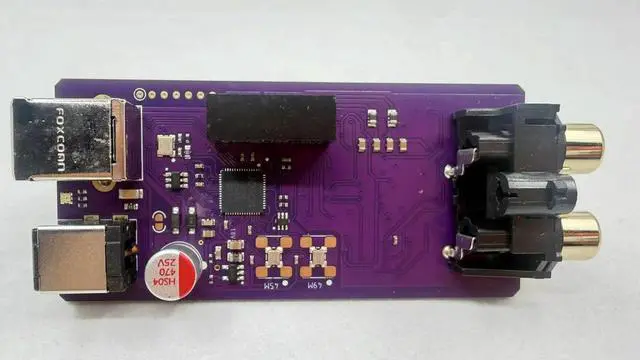 Alt view image 2 of 6 - Nownaaudio DAC1 decoder XMOS316 + ES9039Q2M car DAC interface