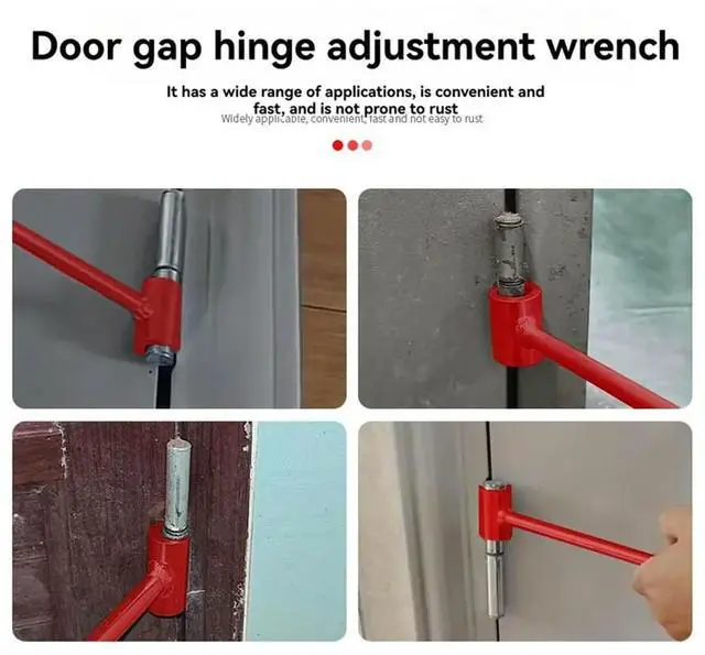 Alt view image 2 of 6 - Door Hinge Adjustment Tool 4-in-1 Door Hinge Adjustment Tool,Adjuster Professional Tool for Different Types of Hinges