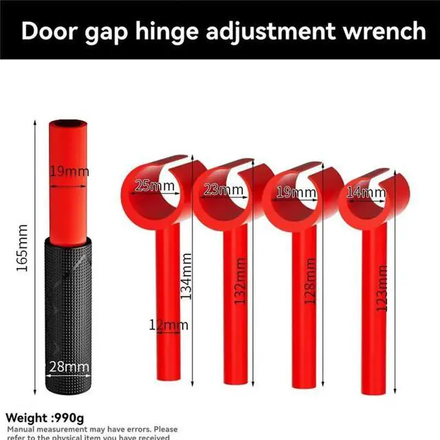 Alt view image 3 of 6 - Door Hinge Adjustment Tool 4-in-1 Door Hinge Adjustment Tool,Adjuster Professional Tool for Different Types of Hinges