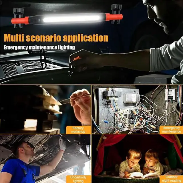 Main image of Magnetic Work Light, Under Hood Work Light Accessory Bar Rechargeable LED Work Light Bar for Car Repairing,2 Packs