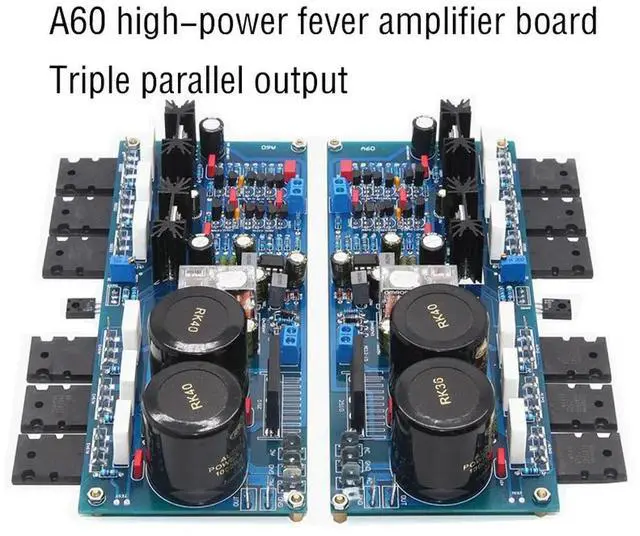 Main image of A60 HiFi Power Amplifier Board High-power Class A Class AB Home Amplifier Board tube Professional Audio Accessories