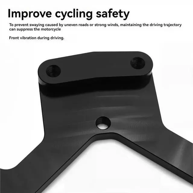 Alt view image 2 of 6 - Motorcycle Steering Damper Bracket Stabilizer Support For YAMAHA YZF R9 2025 YZF-R9 2026 Motorcycle Accessories