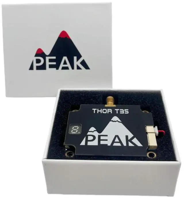 Alt view image 2 of 6 - Thor T35 3.0-4.9GHZ 3W VTX Analog FPV VTX 25/200/500/1000/3000mW Transmission FPV Transmitter Rc Drones Accessories Parts