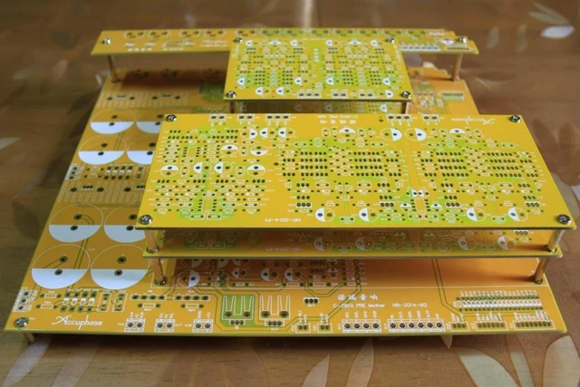 Alt view image 3 of 6 - Accuphase Golden Voice C-2810 (Nori) complete PCB circuit board