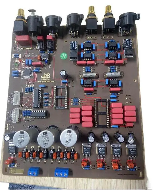 Main image of TDA1541 chip DAC audio decoding board PCB finished DIY 10th anniversary commemorative improved version
