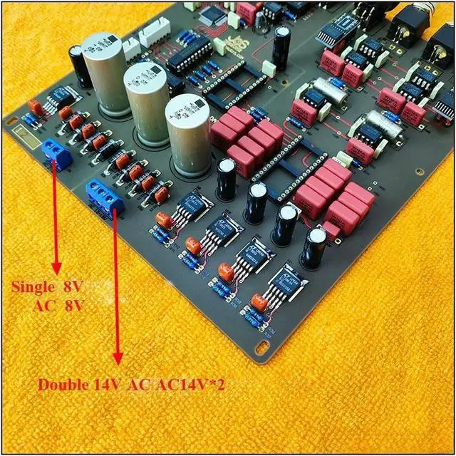 Alt view image 3 of 6 - TDA1541 chip DAC audio decoding board PCB finished DIY 10th anniversary commemorative improved version