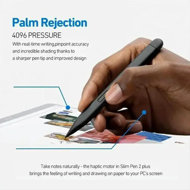 Alt view image 2 of 6 - For Surface Pro11 MPP2.0 Active Pen 4096 Pressure Sensitivity Stylus for Surface Pro 10 X 9 8 7 6 5/Go 4 3 2 1 +Nib A