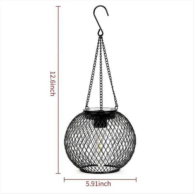 Alt view image 3 of 6 - Solar Lantern Outdoor, Solar Lights for Outside Decorative Outdoor Hanging Lights Waterproof, Yard Garden Lamp
