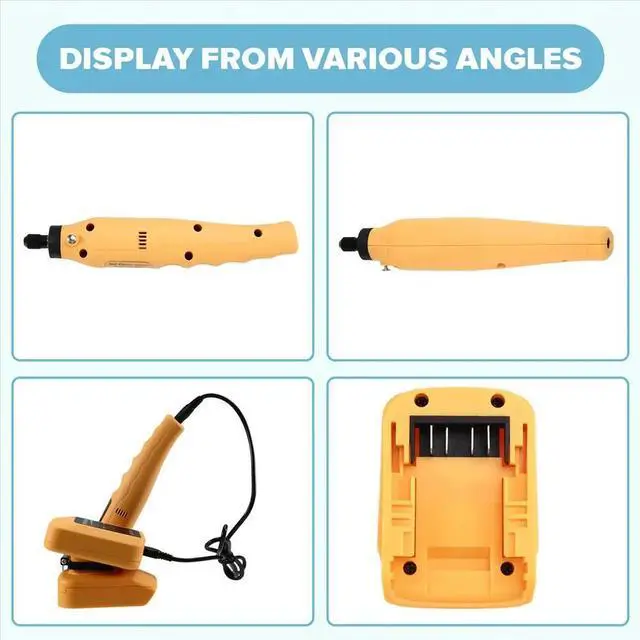 Main image of 18-21v Lithium Small Electric Grinder 6 Speed Adjustment for DeWalt Interface Small Electric Drill