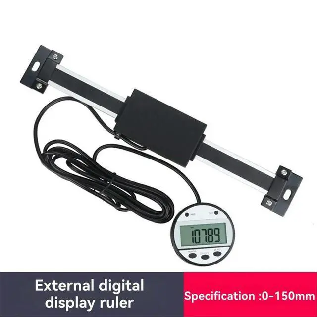 Alt view image 3 of 6 - Vertical/Horizontal Dual-Use Digital Display Ruler Machine Tool with Displacement Sensor for Carving Machine 0-150mm