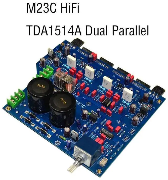 Main image of PM23C HiFi Amplifier Board 40W+40W TDA1514A Dual Parallel Output British Lotus Circuit Super LM3886 Power Amplifier Board