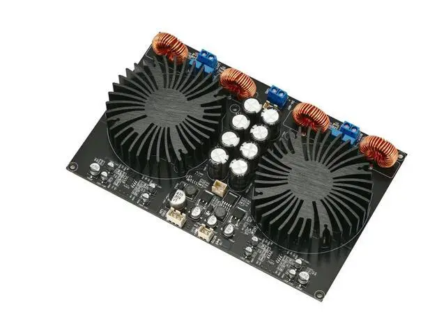 Alt view image 2 of 6 - TPA3255 Digital Power Amplifier Audio Board Class D 2.0 Sound Amplifiers Stereo Home Audio Amp 600Wx2