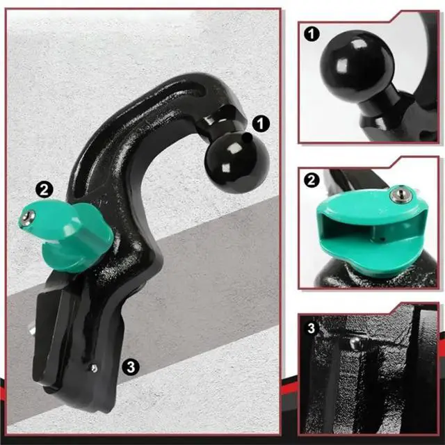 Alt view image 3 of 6 - For Land Rover Range Rover Discovery Tow Hook Replacement LR071295 LR040247