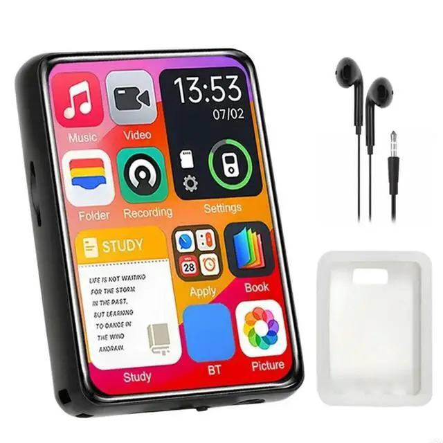 Alt view image 2 of 6 - 2025 MP3 Player Bluetooth-Compatible 5.4 HiFi Music Player Speaker 2.4Inch Touchable Screen Player with E-Book Video