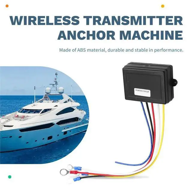Alt view image 2 of 6 - Remote Control Windlass Trim Controller Marine Boat Sail Accessory 2 Transmitter for Windlass