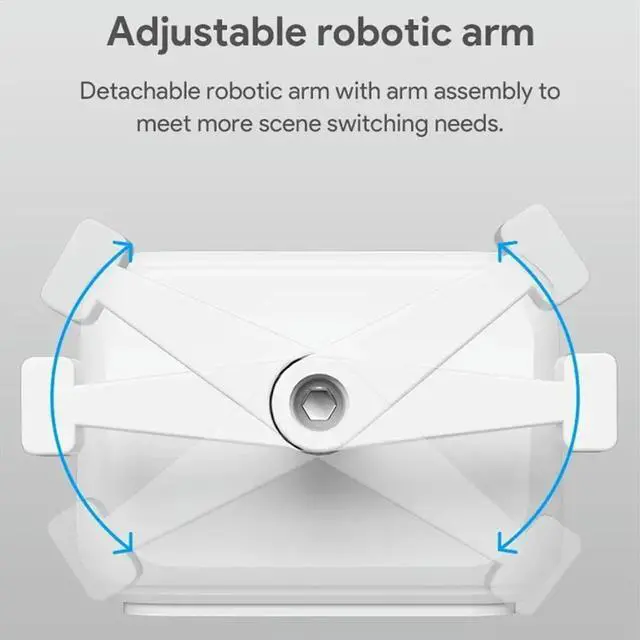 Main image of Rechargeable Tuya Bluetooth 5.2 Switch for Fingerbot Plus 5V Robot Button Pusher Arm Switch for Alexa Google Home