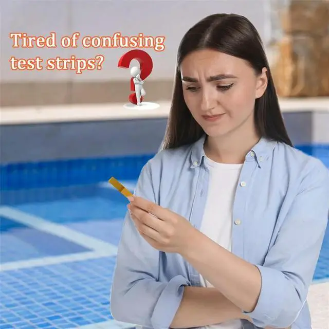 Main image of 7 in 1 Water Tester Digital Water Meter for Swimming Pool SPA PH/ORP/Salt/TDS/EC/Temp/Fertility Tester Pen