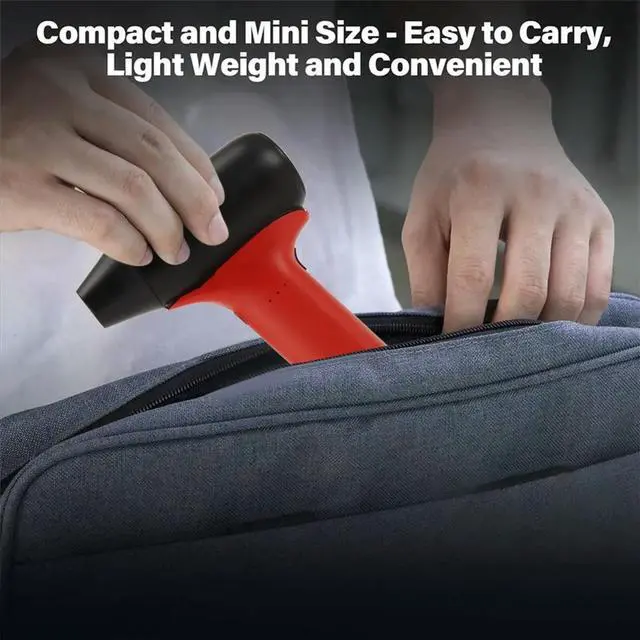 Alt view image 2 of 6 - Mini Jet Blower Violent Turbo Fan Jet Fan for Car,Keyboard Cleaning,Air Bed,Hair