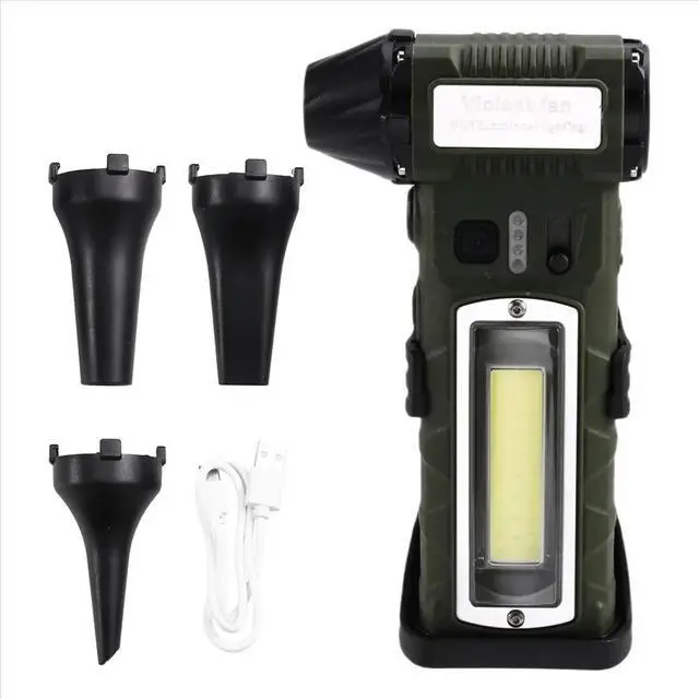 Alt view image 3 of 6 - Handheld Turbo Jet Fan with LED 110000RPM Adjustable Speed Hair Dryer Vacuum Cleaner Air Dust Blower Brushless Motor C