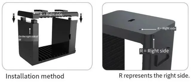 Alt view image 2 of 6 - Multi-Platform Gaming Accessory Stand for PS5, PS4, Xbox Series, Xbox One