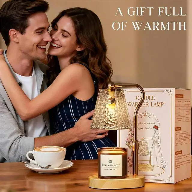 Main image of Candle Warmer Lamp with Timer Dimmable, Height Adjustable Wax Melt Warmer for Home Decor,for Scented Wax Jar Candles(US)