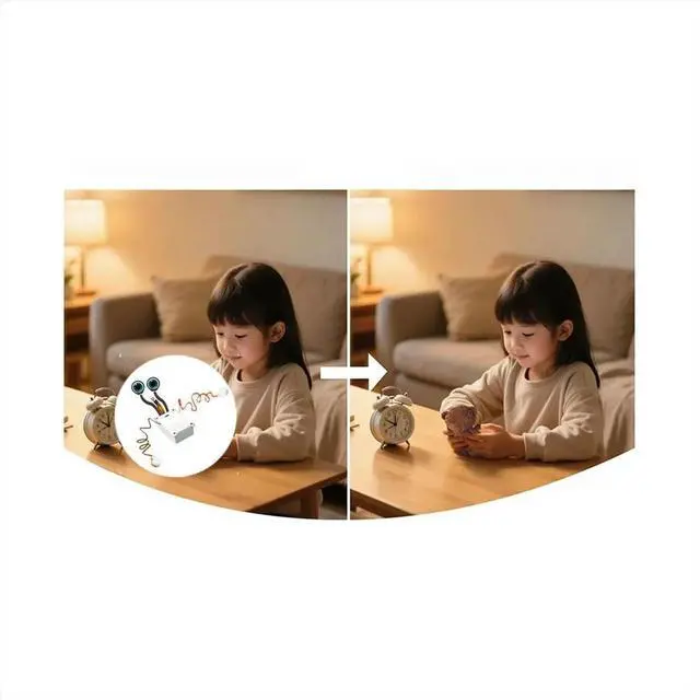 Alt view image 3 of 5 - Ai Movement Box AI Box Voice Recognition+AI Conversation Technology 1.28 Inch Dual-Screen+Camera for DIY AI Doll