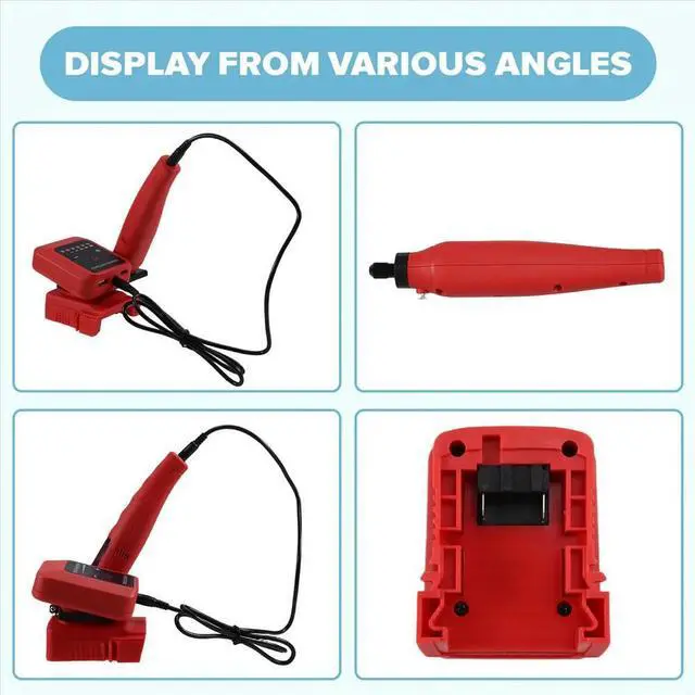 Main image of 18-21v Lithium Small Electric Grinder 6 Speed Adjustment for Milwaukee Interface Small Electric Drill