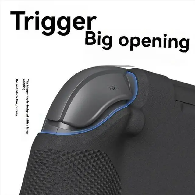 Alt view image 3 of 6 - For Switch2 Case Plastic Grip Protective Shell+Button Caps+Direction Keys Kit for Switch2 Grip Case Dust-Proof Cover A