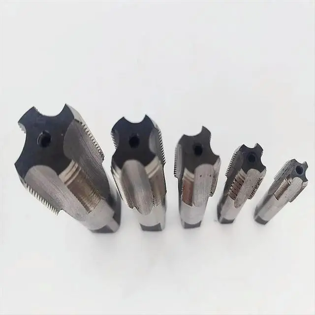 Alt view image 3 of 6 - 6 Pcs NPT Pipe Tap Set Threading Plumbing NPT Tap Set with Case Thread Tapping Tool Kit