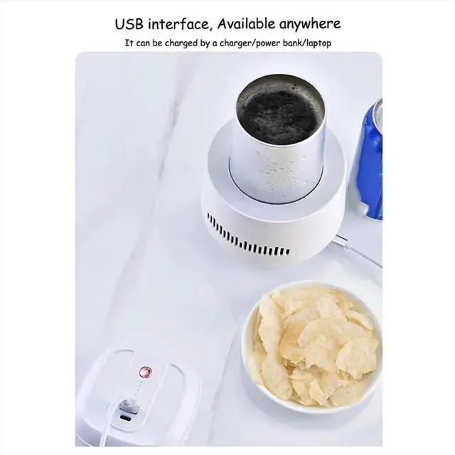 Main image of Car Mounted Mini Refrigerator Automobile Home Dual-Purpose Refrigeration Small Refrigeration Cup 12V 24V