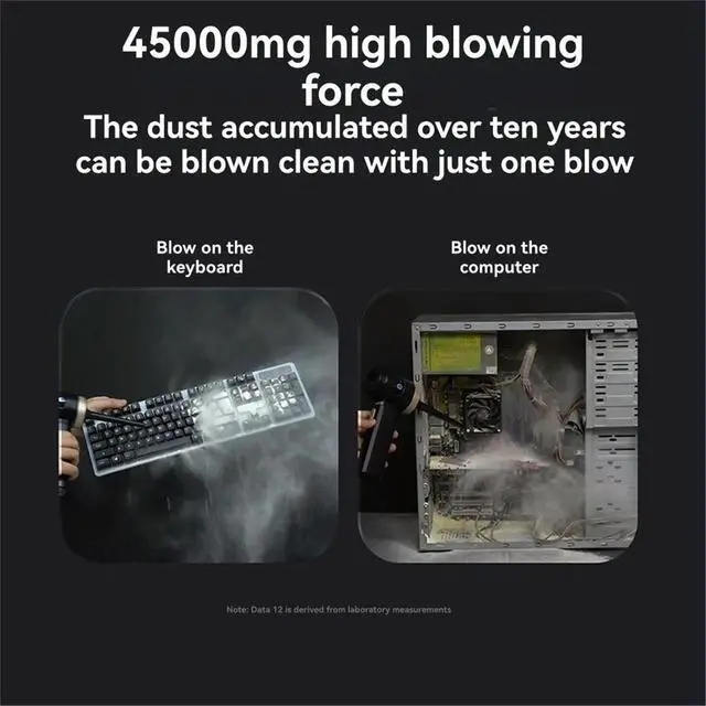 Alt view image 3 of 6 - Car Vacuum Cleaner Handheld Brushless Vacuum Car Dust Remover Dual-Function Suction/Blowing Pet Hair Remover