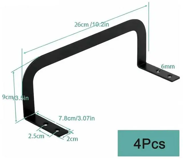 Main image of 6Pcs Mattress Slide Stopper l Retainer Bar Non-Slip Gripper to Prevent Mattress From Sliding on RV/Wooden Bedstead