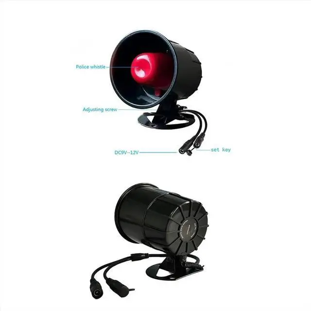 Main image of Home Security System 433Mhz Alarm Siren Easy Installation Ideal for Home and Office Safety US Plug