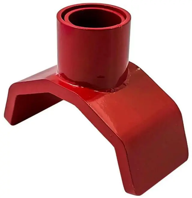 Alt view image 3 of 6 - Bottle Jack Dual-Purpose Adapter 52mm Lifting Shaft Saddle Jack Base Adapter Steel Fits 52mm or Smaller Bottle Jacks