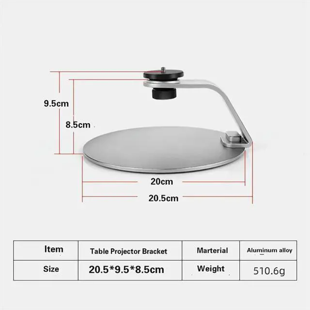 Main image of Projector Stand Table Mobile Projector Mount Removable Adjustable Universal Projectors Bracket for Studio Home Stage