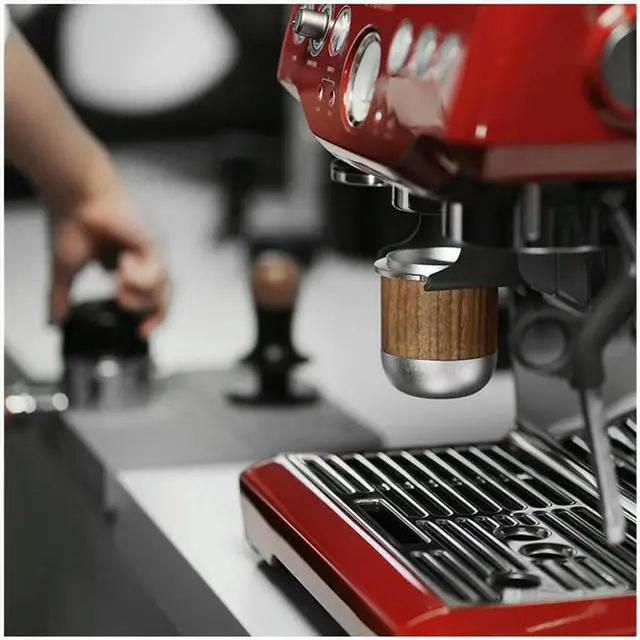 Main image of 58mm Coffee Bean Dosing Cup Aluminum Alloy Espresso Dose Cup for Espresso Machine Accessories B