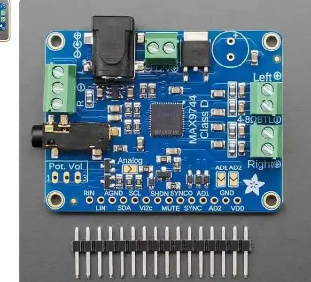 Alt view image 3 of 6 - MAX9744 1752 Stereo 20W Class D Audio Amplifier