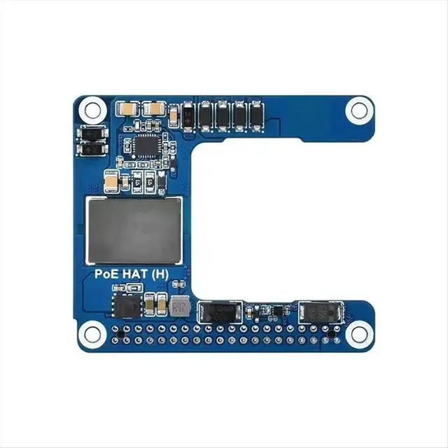 Alt view image 3 of 6 - For Raspberry Pi 5/CM5 PoE HAT Power over Ethernet HAT(H) 5V 5A Support 802.3af/At with Case for RPI 5/CM5
