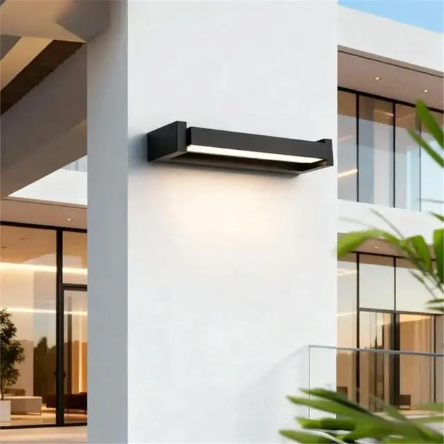 Alt view image 2 of 3 - LED Wall Lamps for Outdoor Use, IP65 Waterproof with Adjustable Angle, Aluminum Wall Sconce for Garden, Patio,Home Decor