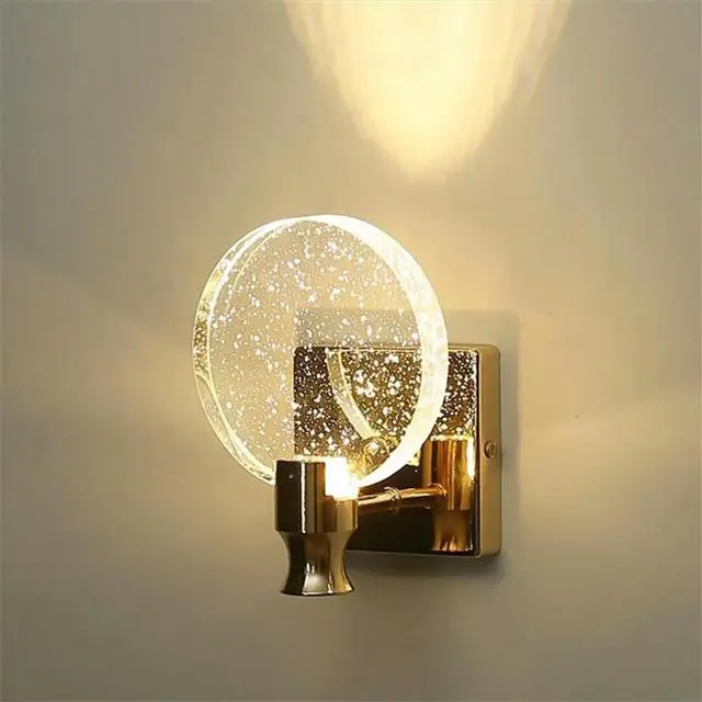 Main image of Luxury Single Lens LED Wall Lamp Aisle Corridor Bedroom Bedside Stair Background Living Room Decor Night Light