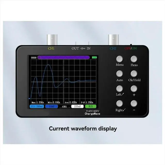Alt view image 2 of 6 - 50M SCO2 Dual-Channel Digital Oscilloscope 10Mhz Sampling Rate 2.5 KSA/S Analog Bandwidth PWM Electronic Repair Tool