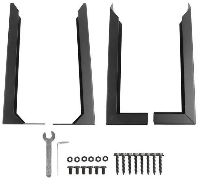 Alt view image 3 of 6 - Fence Post Repair Kit,Heavy Duty Steel Fence Post Anchor Ground Spike ,Quick Fix Broken/Leaning Wood Posts(2-Pack)