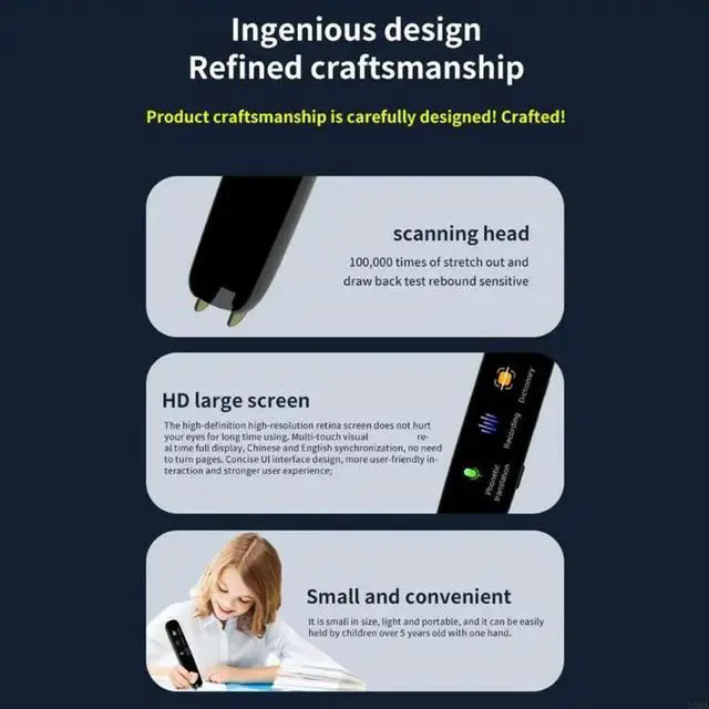 Alt view image 2 of 6 - Digital Translators Dictionary Pen 8Level Professional Translation for Travel