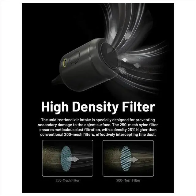 Alt view image 3 of 6 - Electronic Blower Baby Photography Blower Multi Function Air Blower for Camera Lens Dust Blower