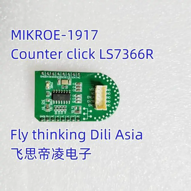 Main image of MIKROE-1917 LS7366R Module COUNTER CLICK Development Board