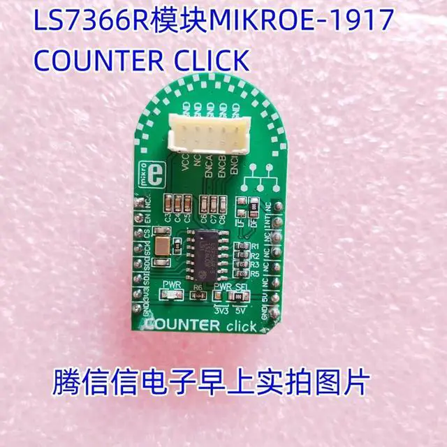 Alt view image 2 of 6 - MIKROE-1917 LS7366R Module COUNTER CLICK Development Board
